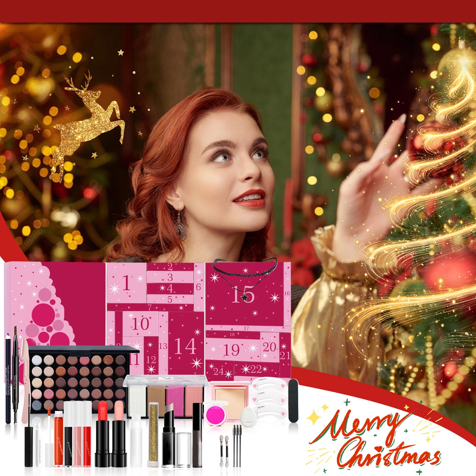 Beauty Makeup Events - Адвент-календарь для макияжа для девочек, слепая