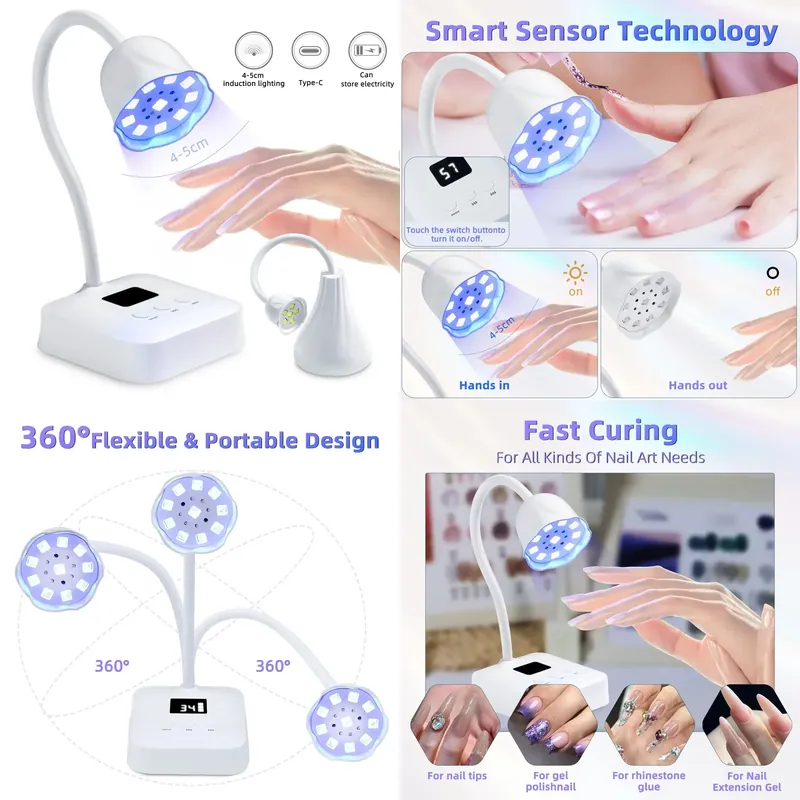 Uv Nail Lamp - Беспроводная LED UV лампа для ногтей
