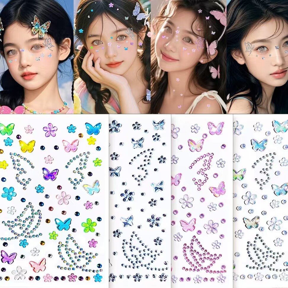Beauty Gems Makeup - 1 шт. 3D-наклейка на лицо в