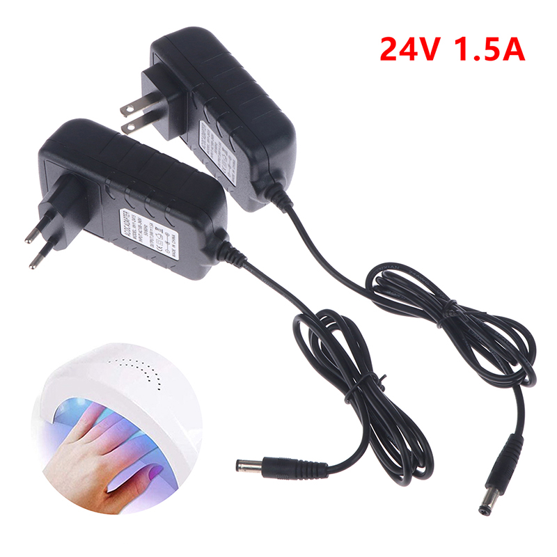 Uv Nail Lamp - 【Адаптер питания 24В 1,5А, зарядное устройство
