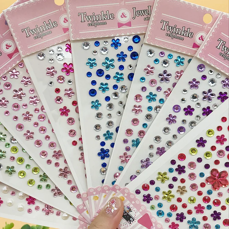 Beauty Gems Makeup - Детские наклейки, игрушки, украшения для лица,