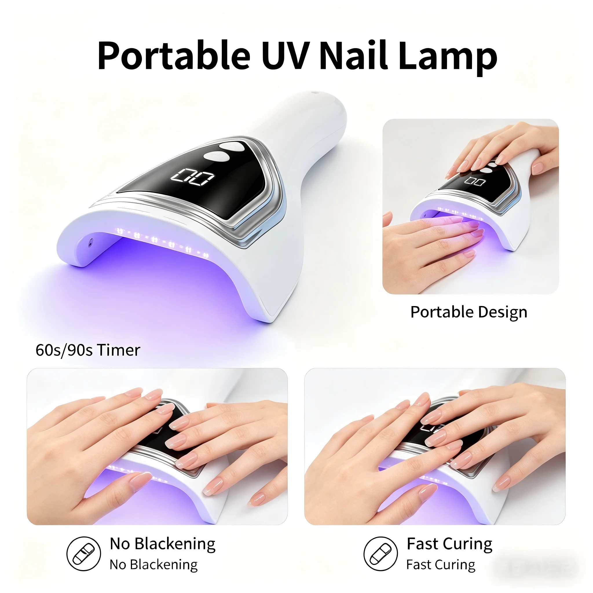 Портативная УФ-лампа для ногте – обзор и цена Uv Nail Lamp
