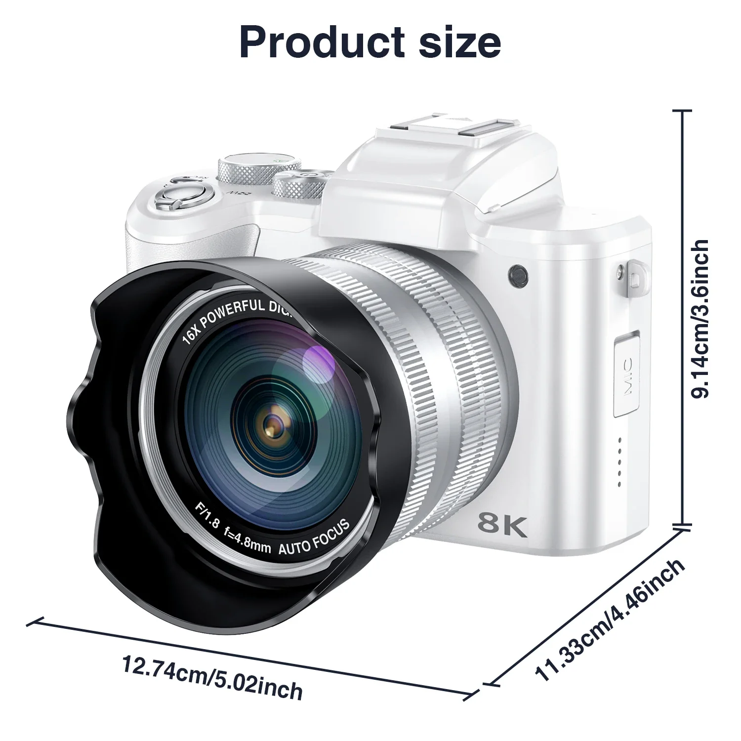 Цифровые камеры для селфи 8K д – обзор и цена Beauty Makeup Camera
