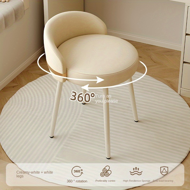 Модный кремовый стул для макия – обзор и цена Beauty Makeup Chair