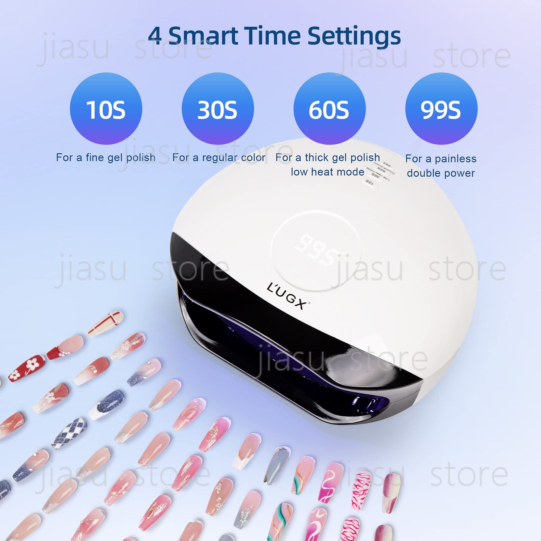 LUGX Горячая распродажа: 56W Б – обзор и цена Uv Nail Lamp