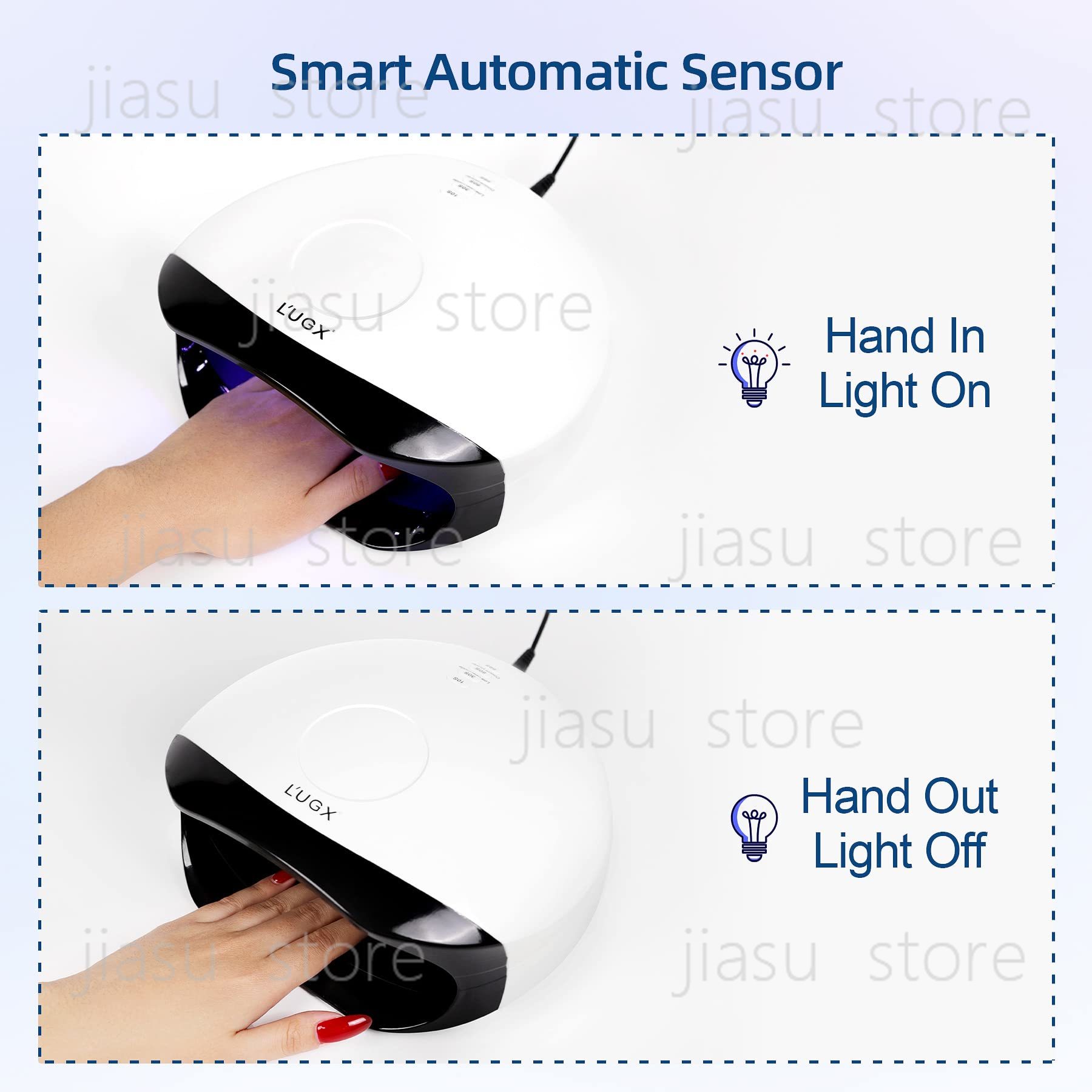 LUGX Горячая распродажа: 56W Б – обзор и цена Uv Nail Lamp